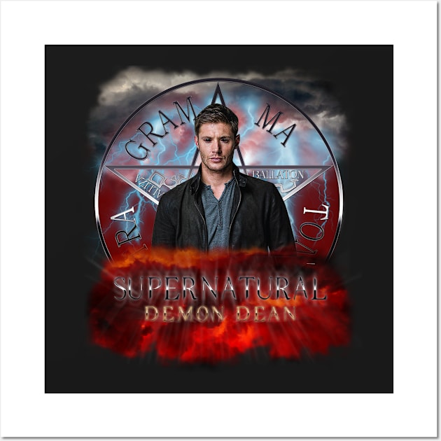 Supernatural Demon Dean Wall Art by Ratherkool